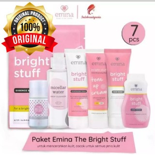 Jual Promo Paket Emina Lengkap Bright Stuff Isi Pcs Original Ed