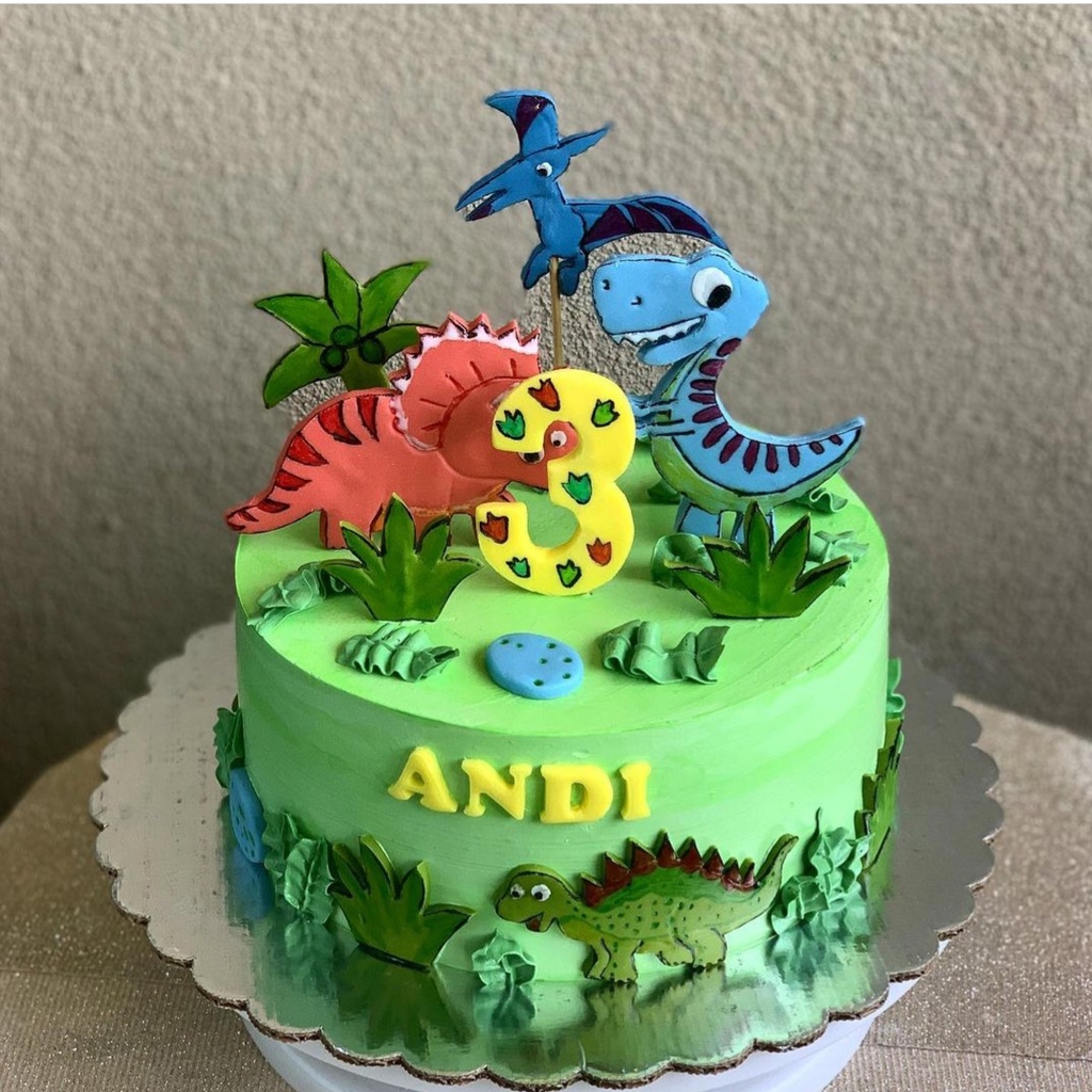 

Kue Ulang Tahun Tema Dinosaurus