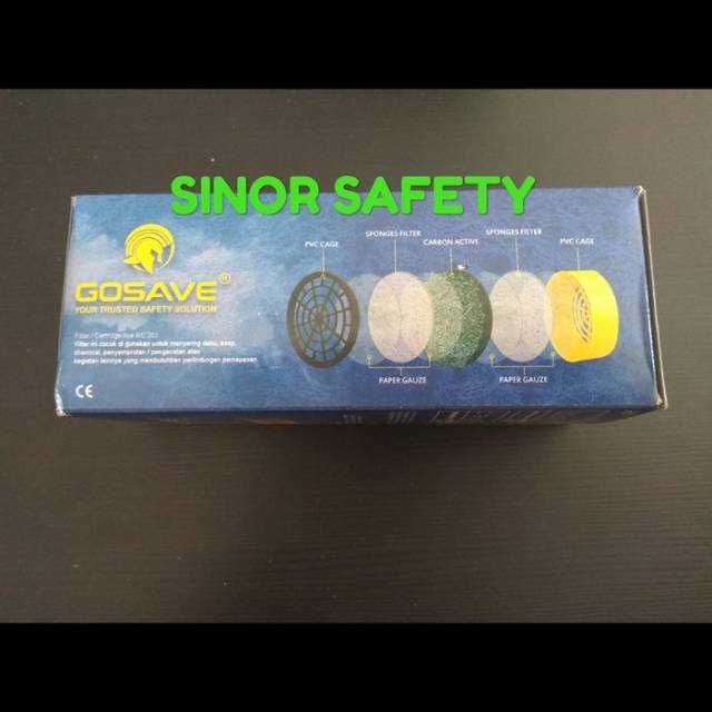 Masker Respirator NP 306 Double Anti Asap Debu Chemical