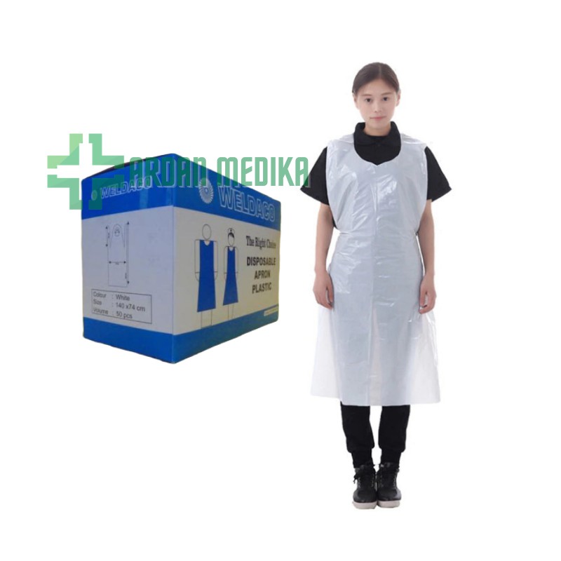 Disposable Apron Plastik - Pelindung Baju Plastik