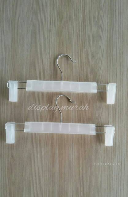 Hanger Jepit Anak / Hanger Jepit Dewasa Gantungan Celana Rok Hanger Jepit Plastik 262 - BH