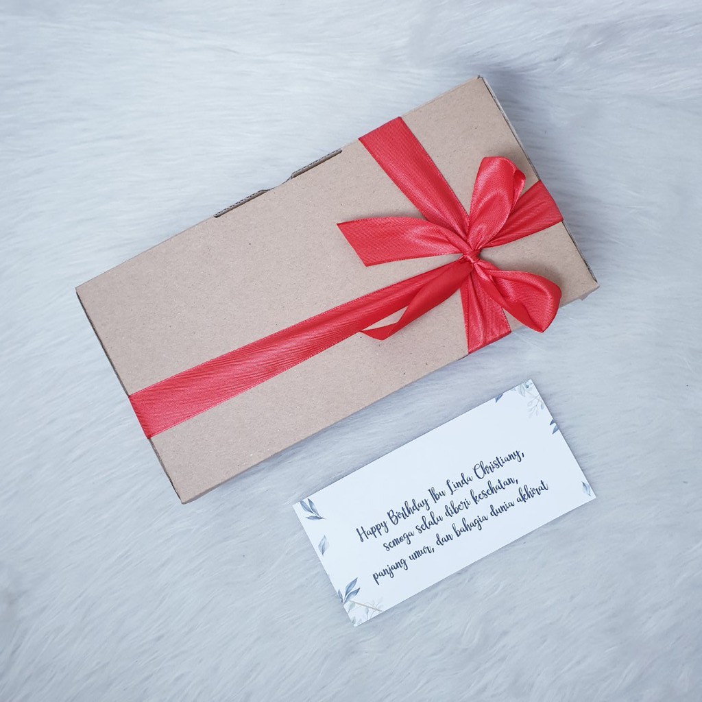 

Kado / Kemasan / Gift Box Karton 25 x 12,8