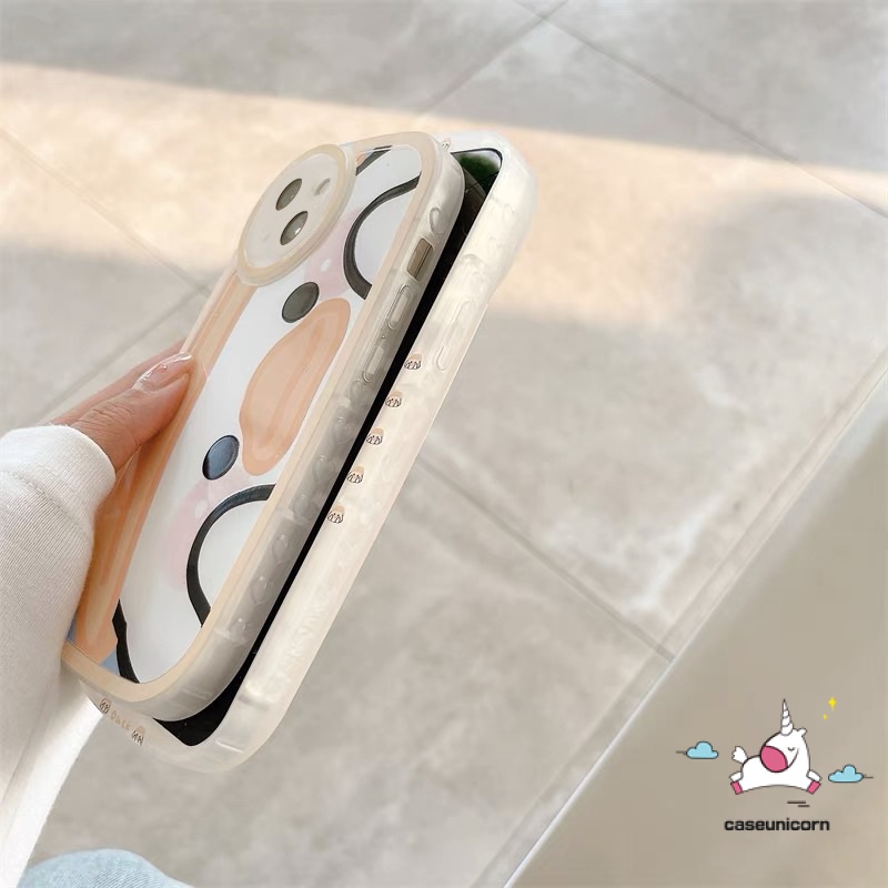 IPHONE Casing Ponsel Bebek Lucu Kompatibel Untuk Iphone11 7plus 8plus 78 6 6s Plus 13 12 14 Pro MAX XR X XS MAX SE 2020 Kartun Soft TPU Lembut Anti Jatuh Cover