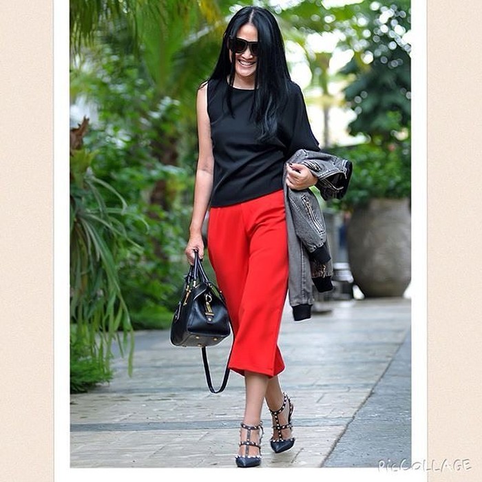 Ready Stok Allsize 7 8 cullotes pants   celana kulot 7 8   Midi cullotes pants Limited