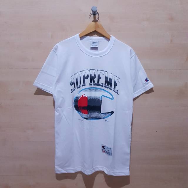 Kaos Champion x Supreme White