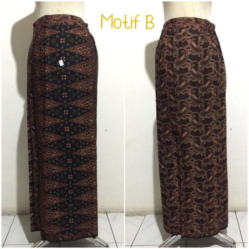 Rok Tumpal Geser Kancing 4 GK010 Motif Pucuk Rebung / Rok Betawi Motif Terbaru /Bawahan kebaya Encim Betawi