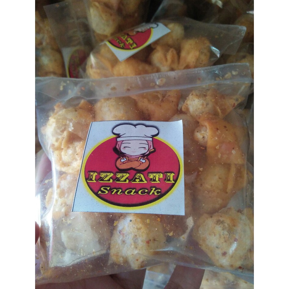

siomay kering Pedas