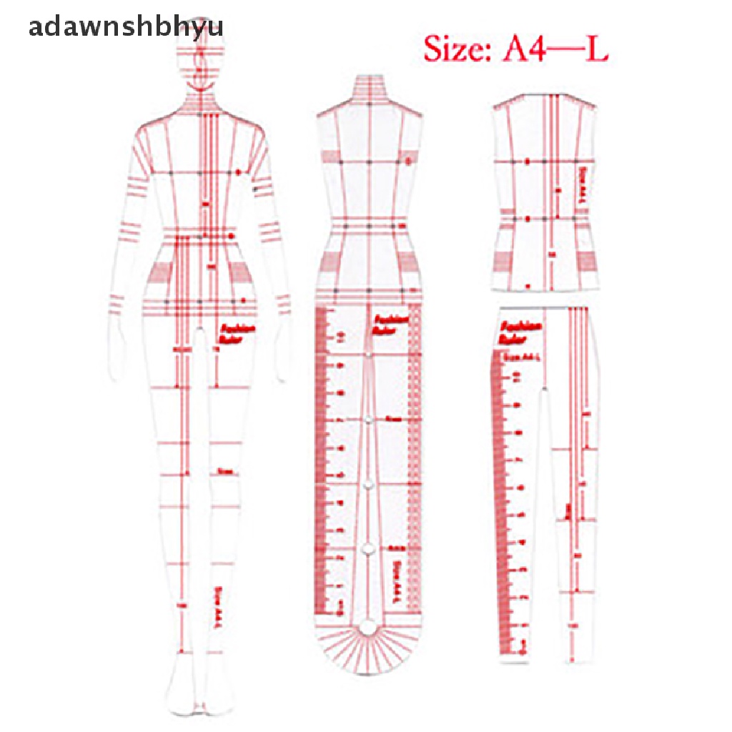 Penggaris Gambar Fashion adawnshbhyu Figure Drawing Template Untuk Desain Fashion Sketch Template