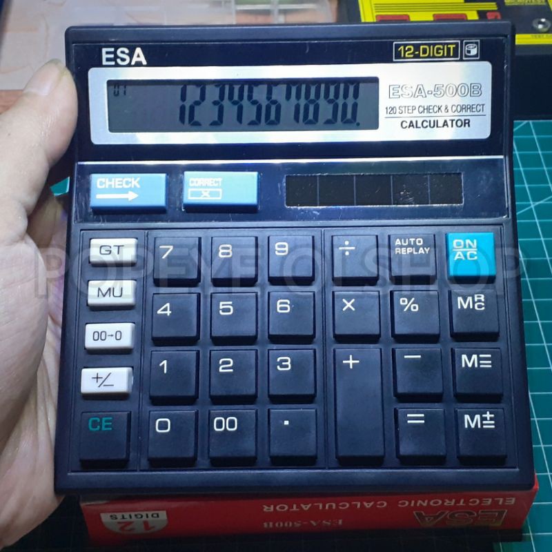 

Kalkulator esa 500B Calculator dagang auto power off
