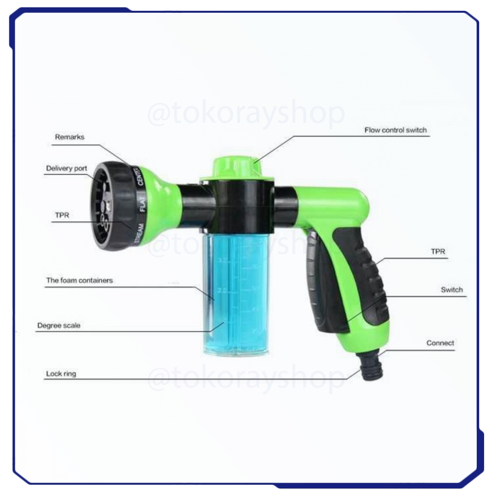 Vintageku_Shop Semprotan Air Sabun Cuci Mobil - Rk-S4H1