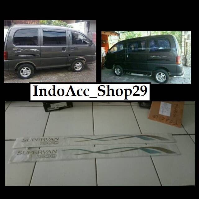 Striping Sticker Stiker List Body Daihatsu Espass Super Van 1600 1.3 1.5 1.6 Sleding Stesen Pick up