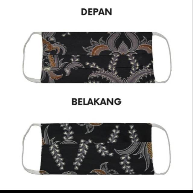 Fourfashion Masker Kain Batik 3 lapis