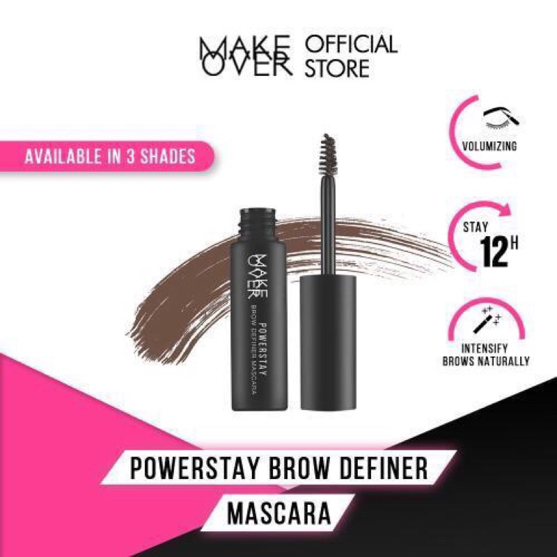 MAKE OVER POWERSTAY brow definer mascara ( maskara alis )