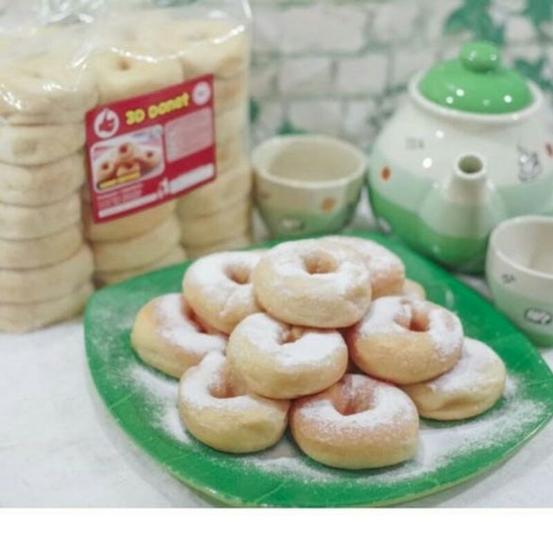 

DONAT 3D DONAT KENTANG ORI/ DONAT KENTANG UBI / DONAT KENTANG PANDAN