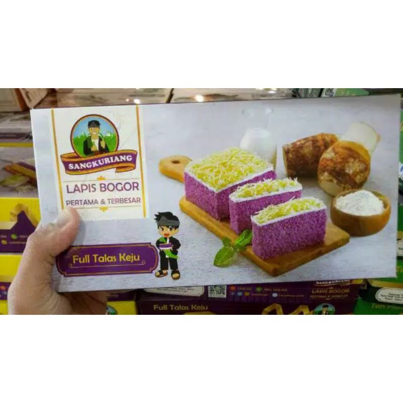 

Lapis Bogor sangkuriang full talas keju reguller pack