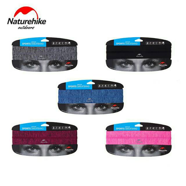 Naturehike Quick-Dry head band sweat band bandana bando ikat kepala gym yoga running headband