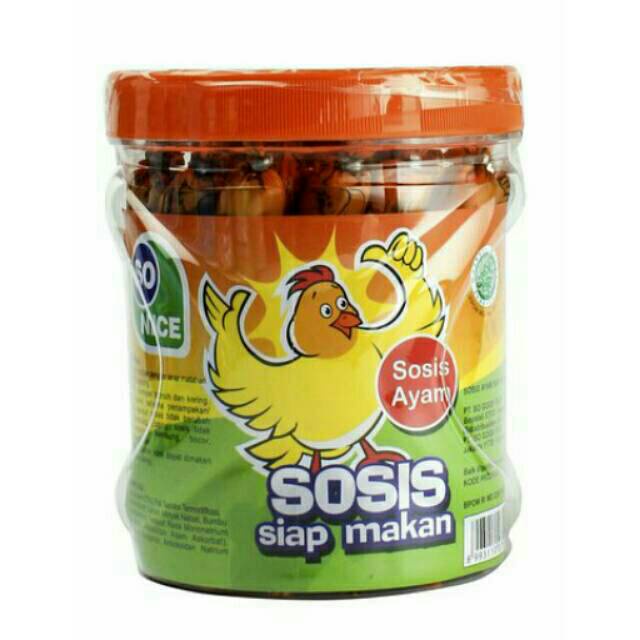 

Sosis So Nice Ayam 22gr / Toples (isi 24 pcs)