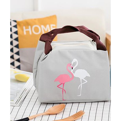 TSC  - Tb102 Tas Bekal Motif Flamingo / Lunch Bag Sekolah