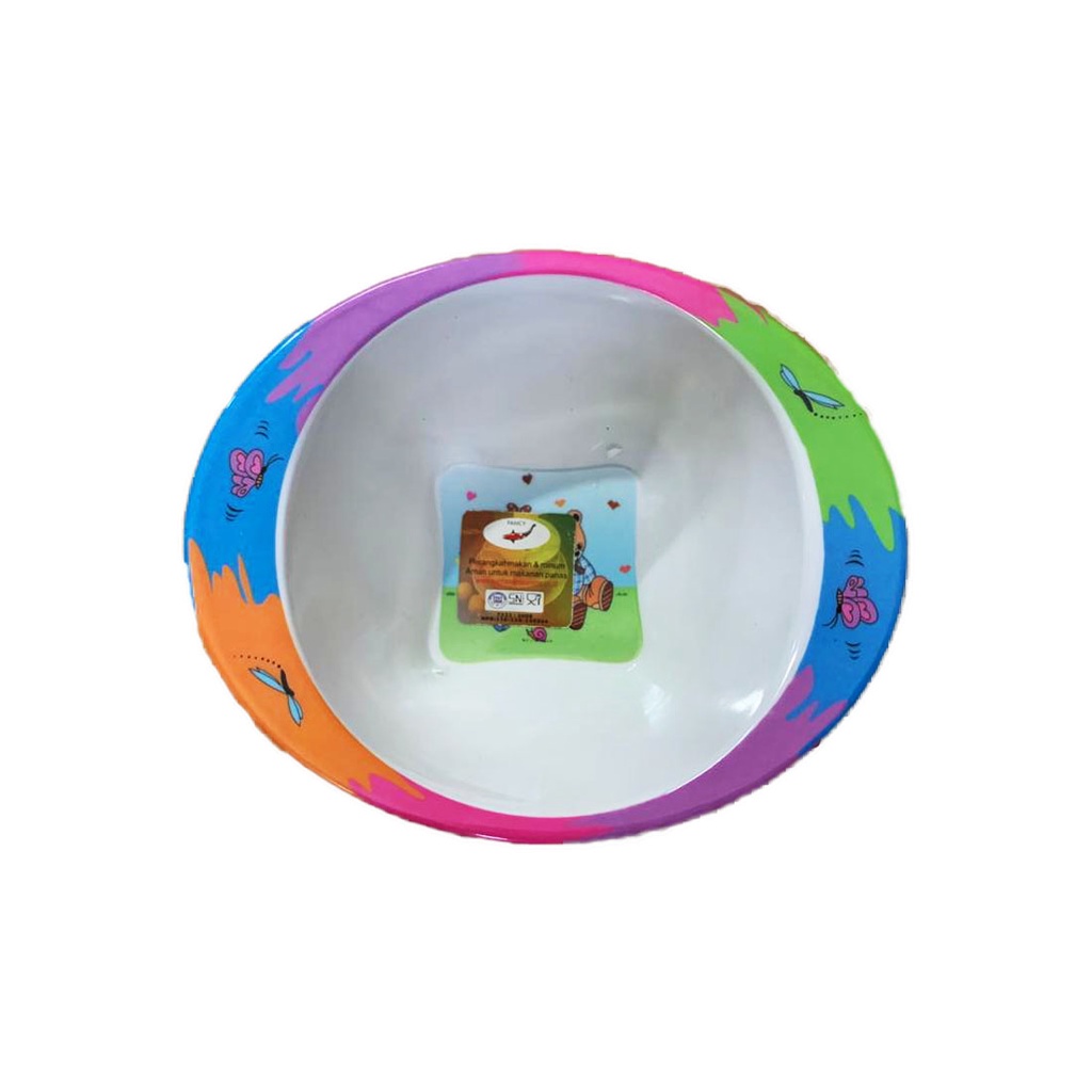 Mangkok Makan Anak Bayi Melamin Lucu Karakter BPA Free Melamine Bowl Hadiah Souvenir Murah