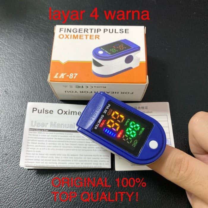 Oximeter LK-87 Alat Pengukur Kadar Oksigen Darah SpO2 Oxymeter LK 87 Fingertip Pulse