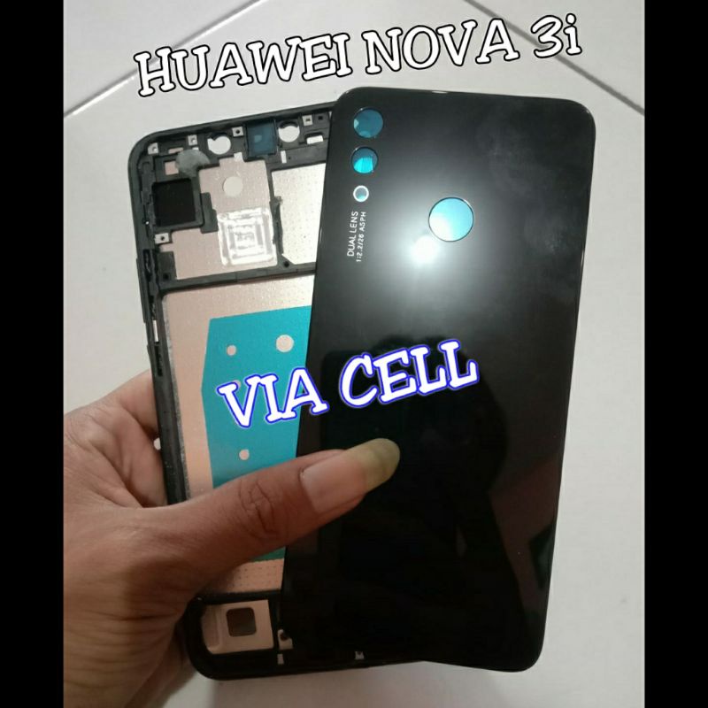 Casing housing cassing kesing fullset Huawei Nova 3i Frame lcd + Backdoor