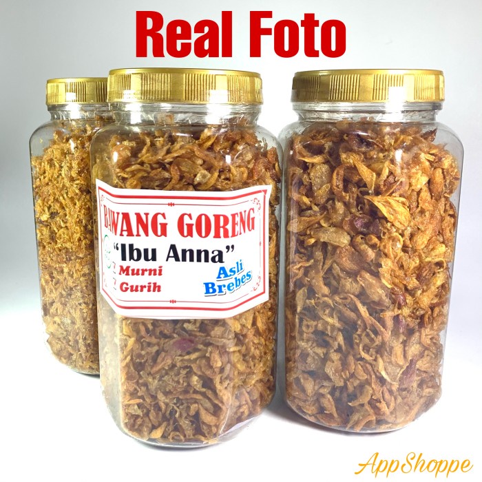 

Q124521 Bawang Merah Goreng Asli Brebes Gurih Murni Homemade Crunchy Shallots Dw501Sqs