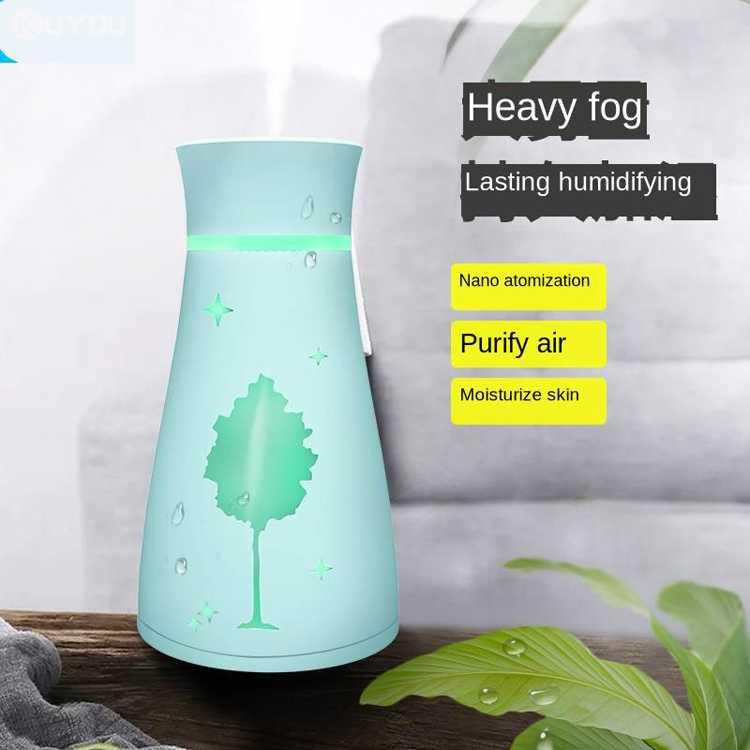 Ultrasonic Air Humidifier Aromatherapy LED Light 200ml