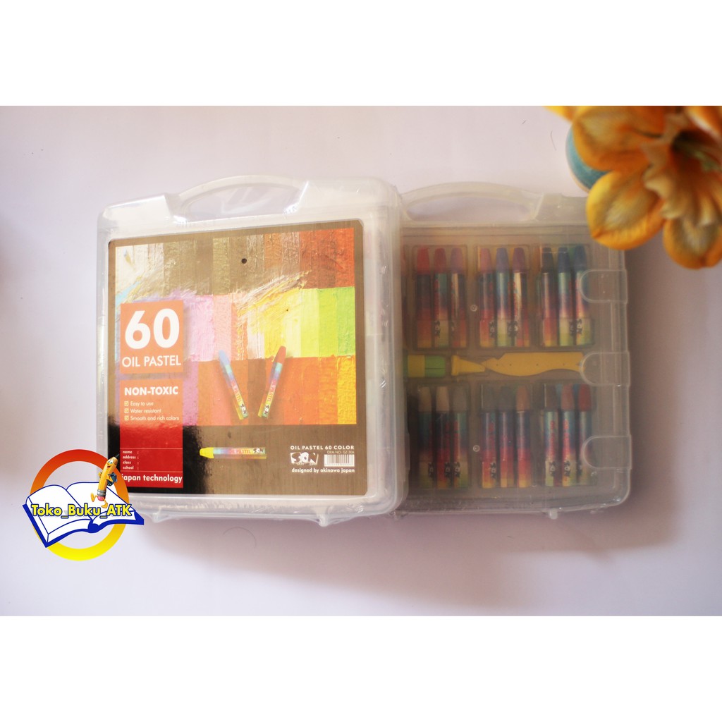 

Crayons 60 Oil Pastel - Non Toxic