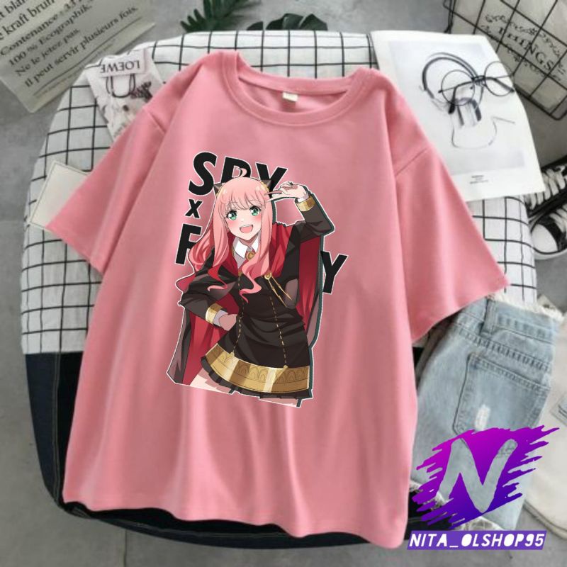 kaos anak anya forger lucu baju anime spy x family baju anya lucu