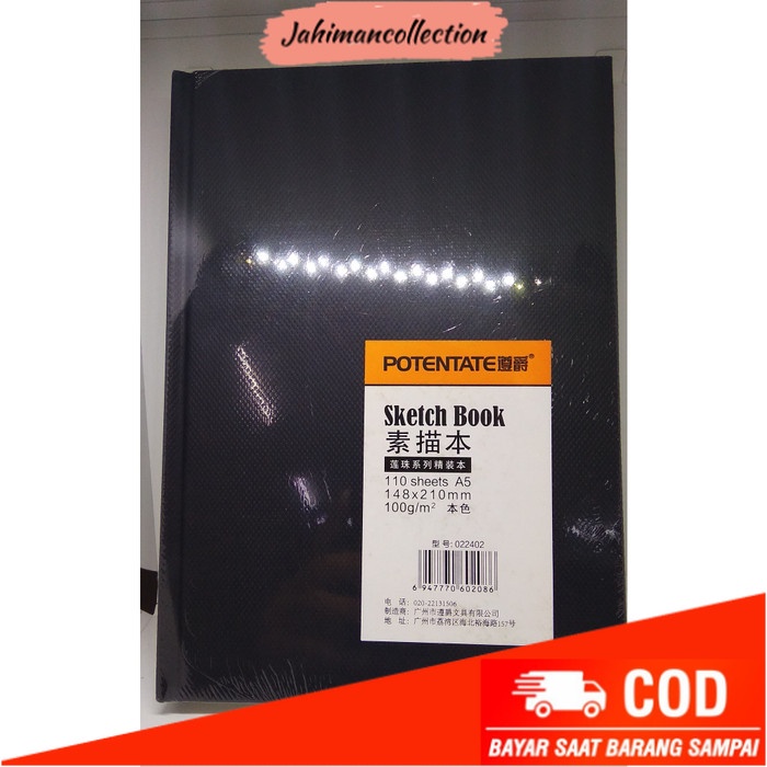 

✨ BISA COD ✨ POTENTATE SKETCH BOOK A5