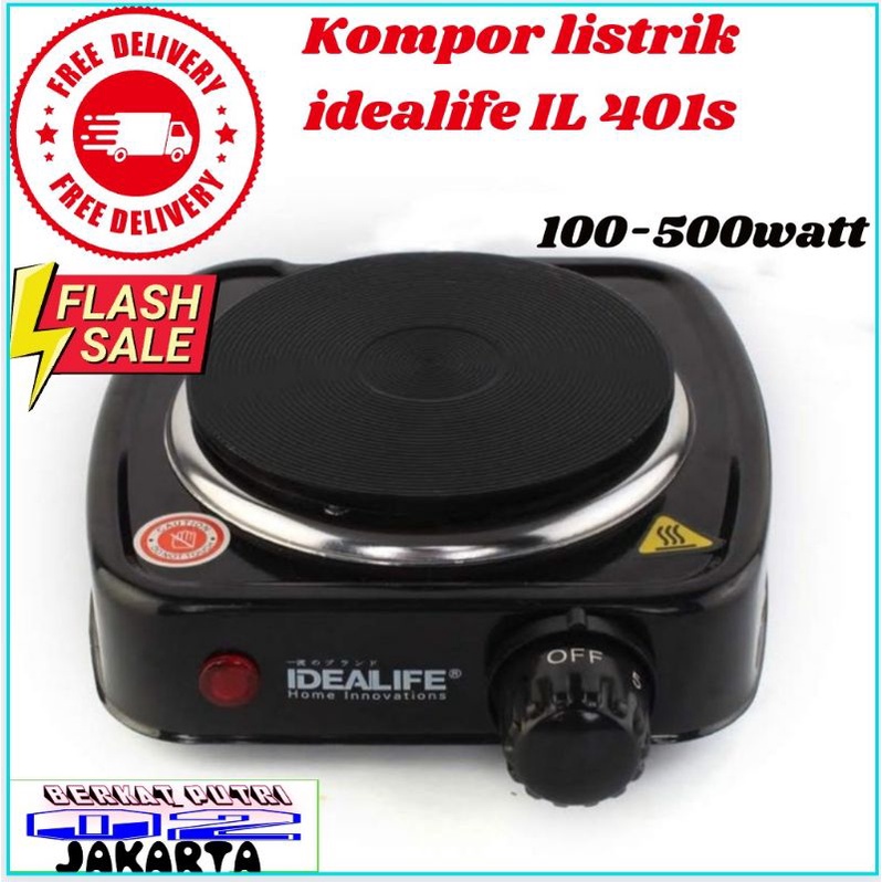 Jual Kompor Listrik Satu Tungku Idealife IL 401s Shopee Indonesia