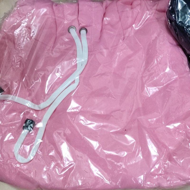 SWEATER HOODIE POLOS CEWEK COWOK FIT XL-Pink