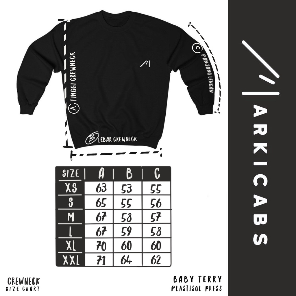 MARKICABS [CN01 - Black] Crewneck