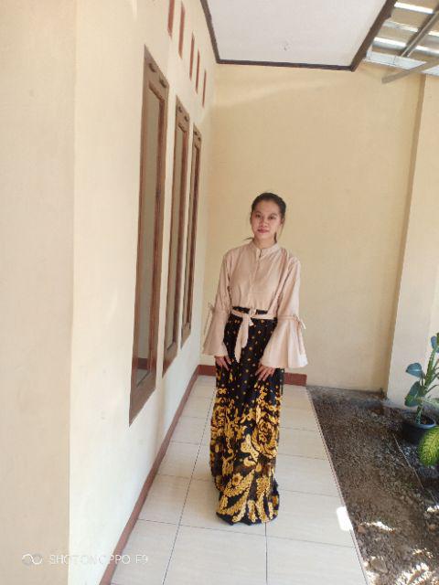 Couple Batik Maxi Dress Gamis Jayatri Manohara 2499 Original 058