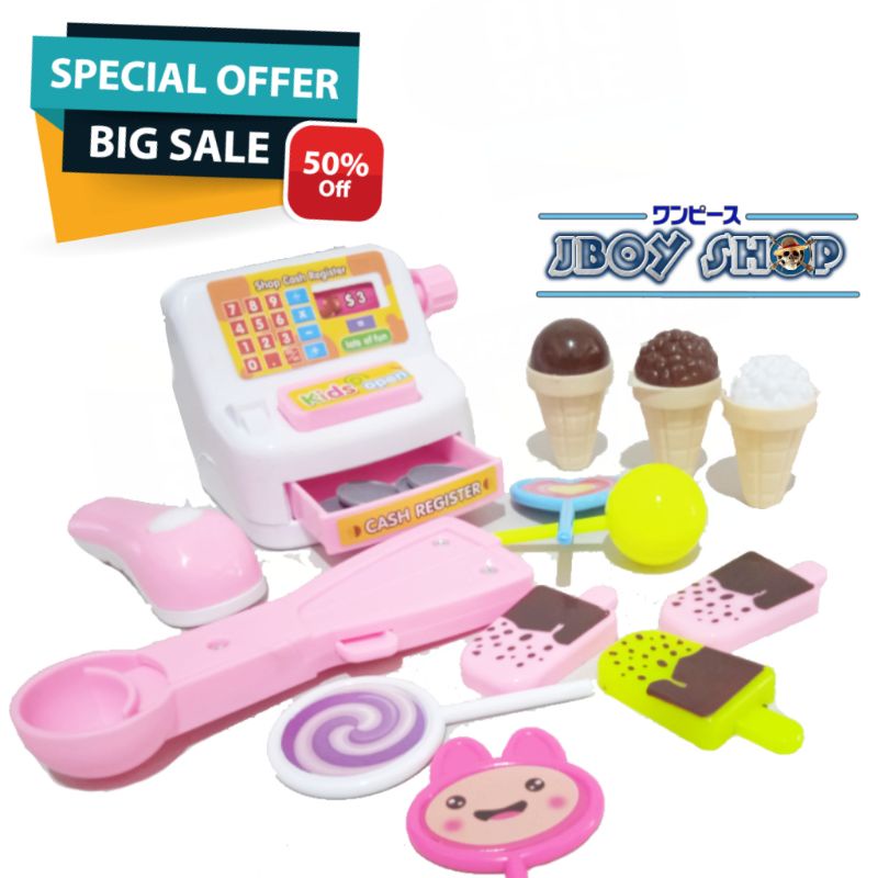 KASIR KASIRAN / MINI KASIR / MAINAN KASIR / KASIR / KASIR ANAK/ MAINAN ESKRIM