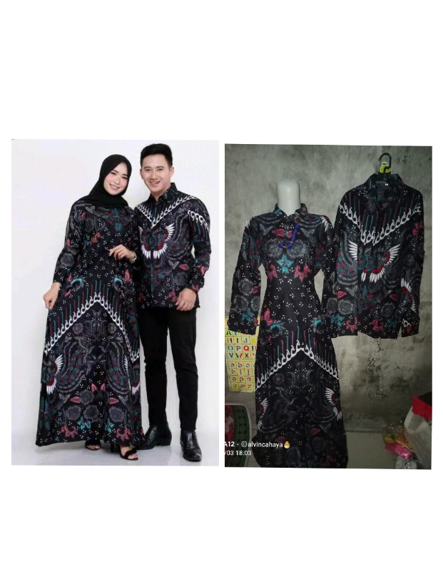 Baju Batik Couple Batik Murah Seragam Batik,couple Batik Gamis Muslim Modern Anak Muda Seragam Batik