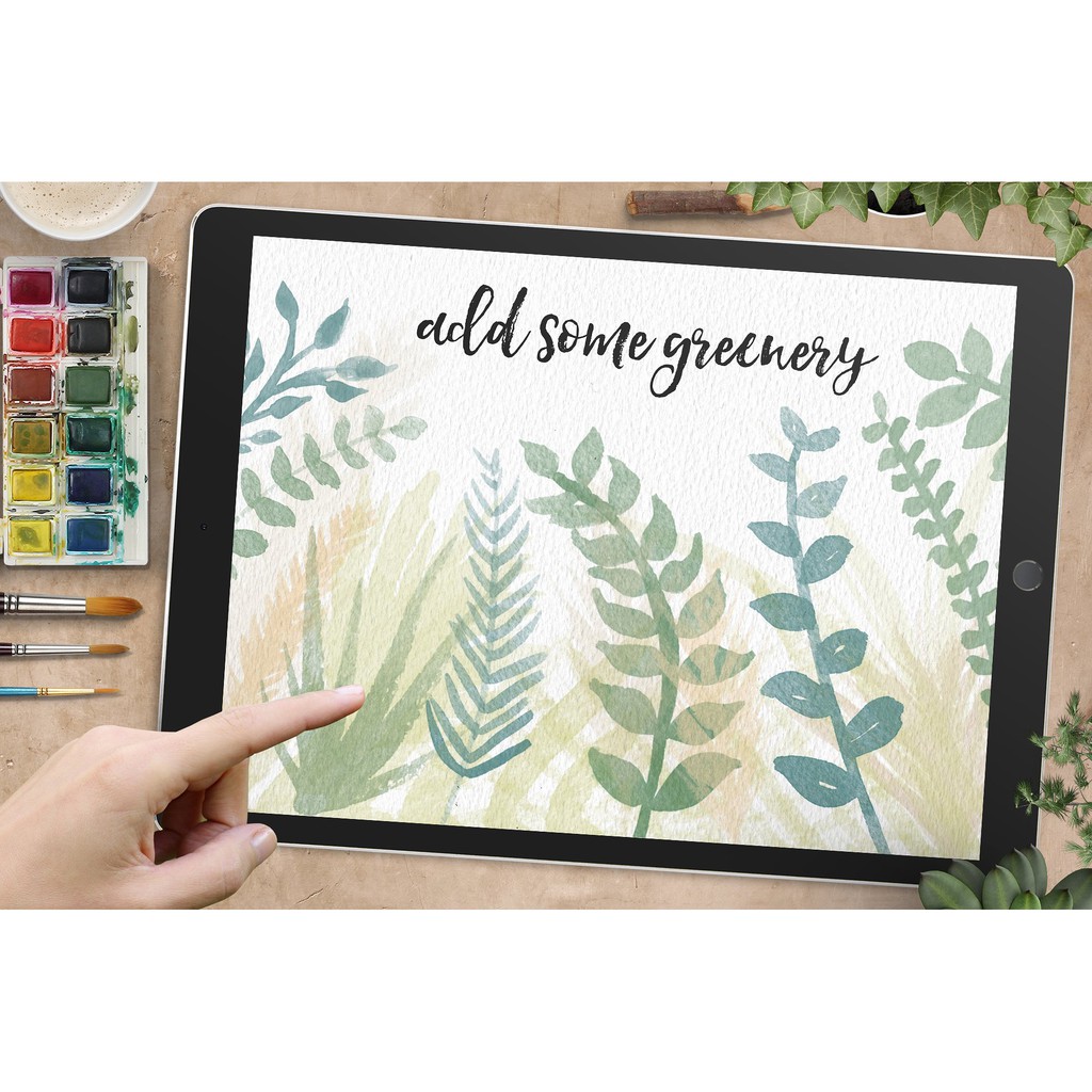 Procreate Brush - Watercolor Stamps for Procreate