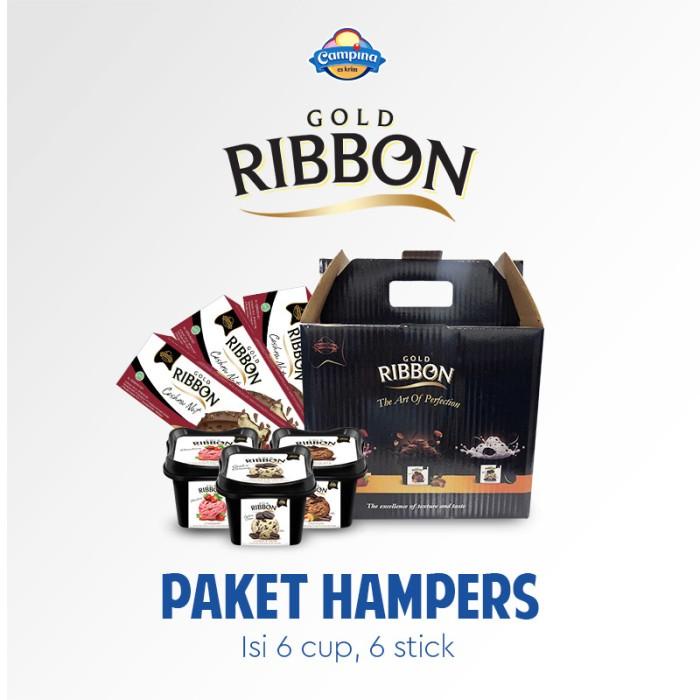Hampers | Paket Ice Cream Campina Gold Ribbon Hampers - Es Krim