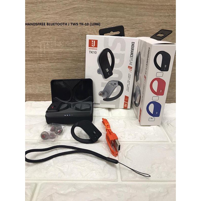 Earphone headset bluetooth TWS TK-10 Murah