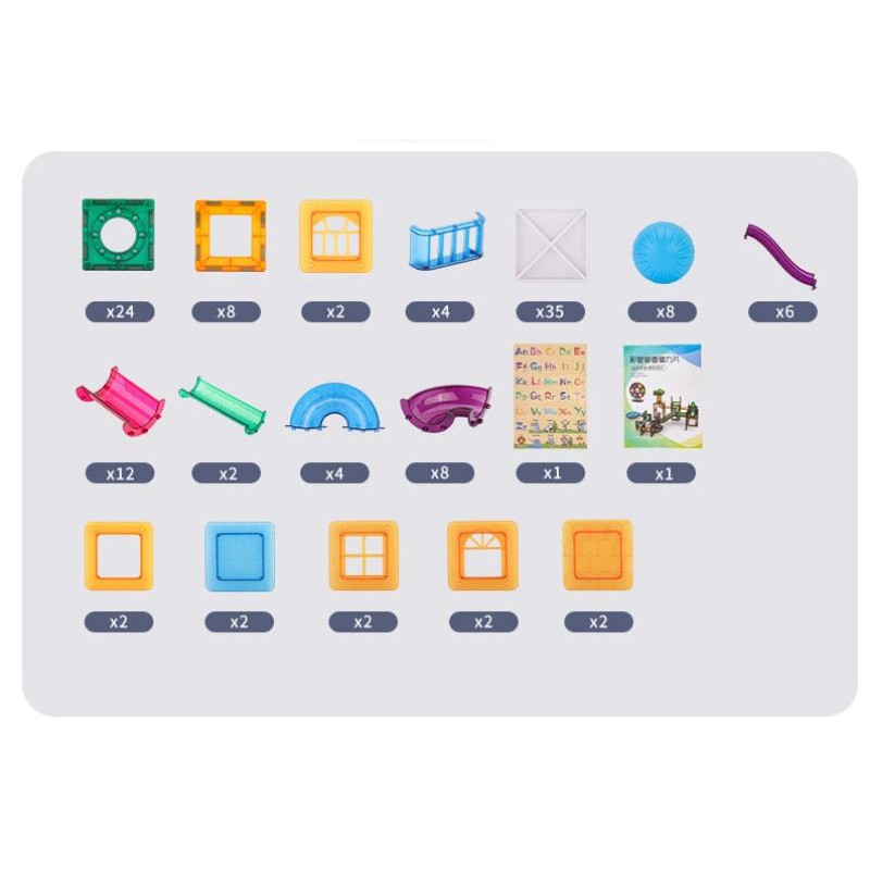 Magnatiles Magnetic Marble Run 123pcs