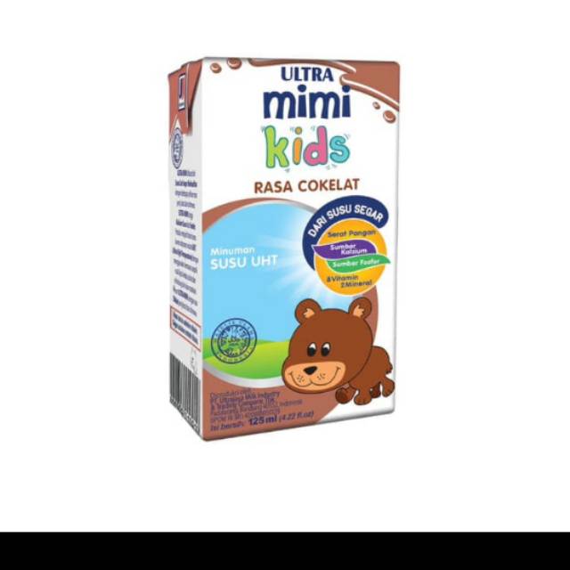 Ultra Mimi kids rasa cokelat susu 125ml