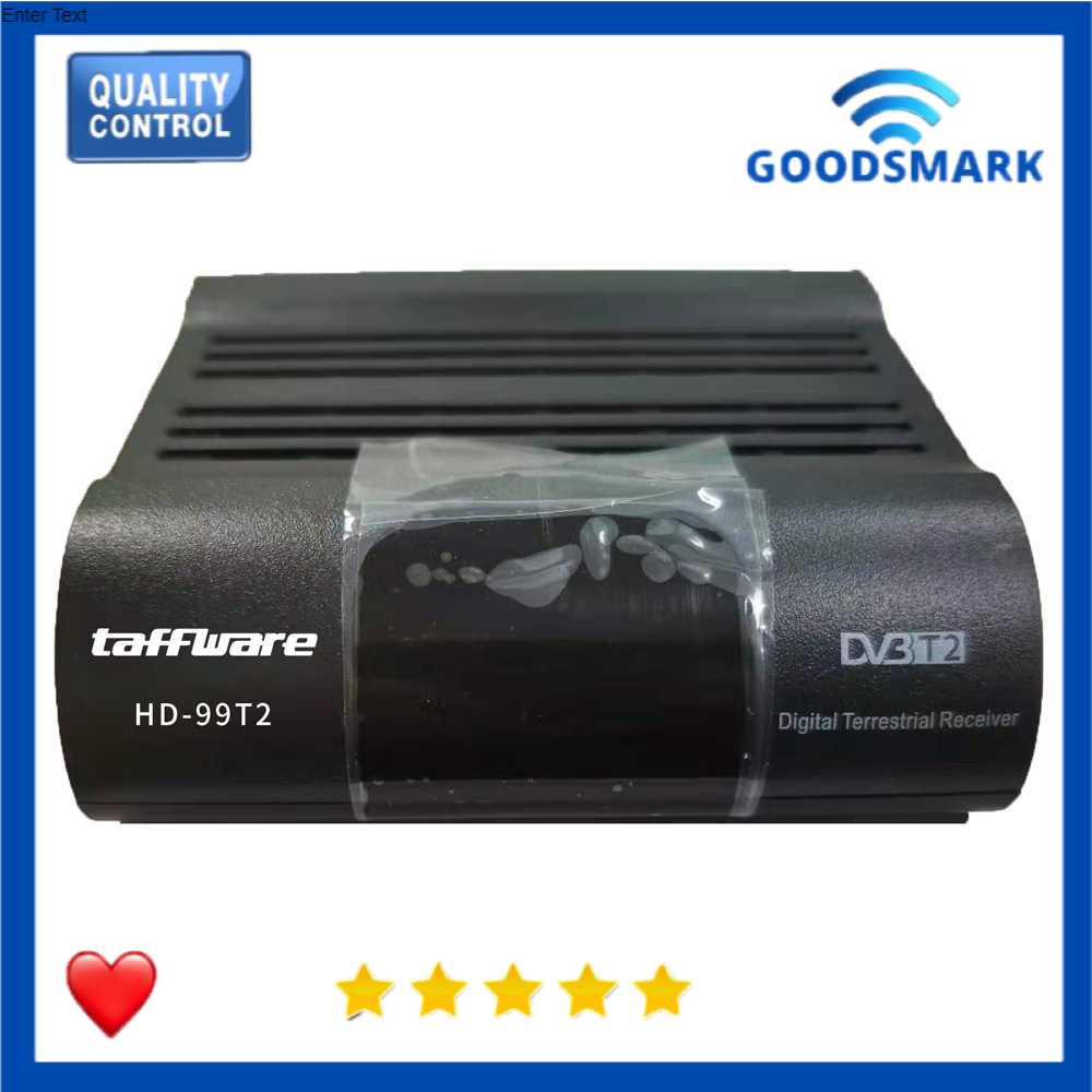 Taffware Digital TV Tuner Set Top Box DVB-T2 - HD-99T2