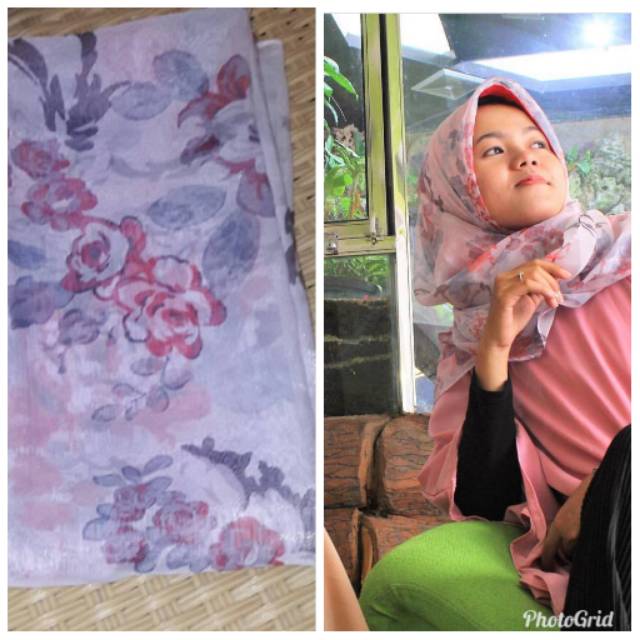 Organdi motif segi 4