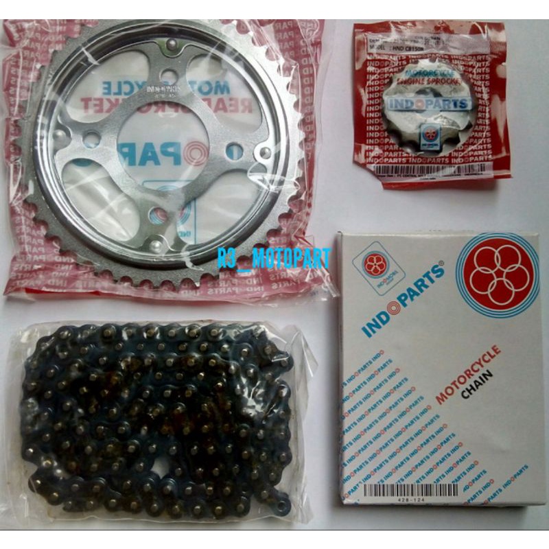Gir Set/Gear Rantai Paket/Chain Kit CB150R/CB 150 R/CB150 R ORI/Original Indopart/Indoparts