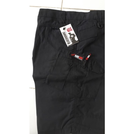 CELANA BLACKHAWK ORI PENDEK HITAM
