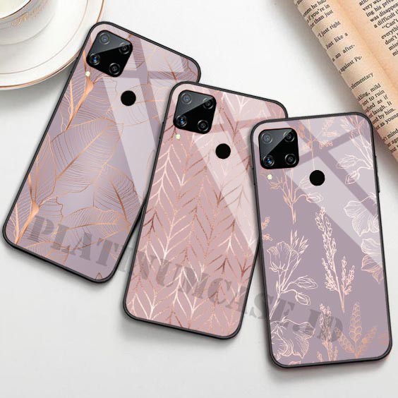 Softcase Glass Oppo A15 [196] Casing Kaca Oppo A15 - Case Kaca A15 - Casing Kaca A15 - Case Kaca A15