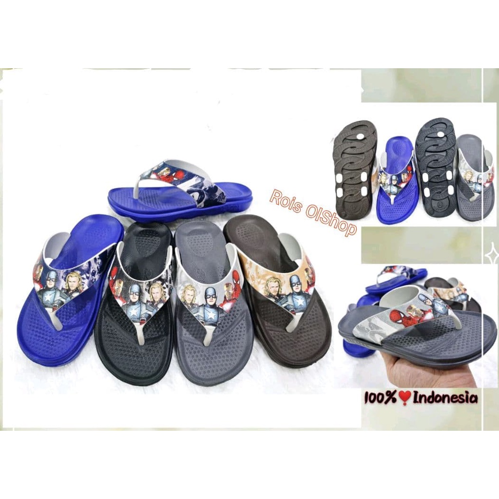 Sandal jepit anak karakter balacca 019