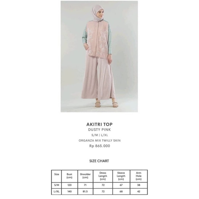 Akitri top (NEW) size L/XL bundling