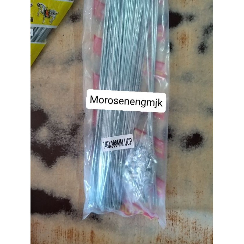 Ruji sepeda 13x28 / Spak sepeda 28 / Jari-jari sepeda