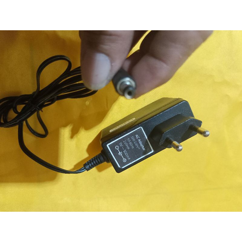 Charger Timbangan / Adaptor Timbangan 9Volt 500Ma minus dalem